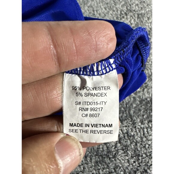 Moa Moa Pluss Size Cinched Waist Short Sleeve T-Shirt Size M - Picture 9 of 9